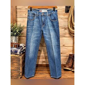 Levi’s 527 Boys 16 Regular Bootcut Jeans W28 L28 Blue Denim